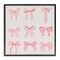 Stupell Industries Pink Coquette Ribbons Framed Giclee, design by Emily Navas